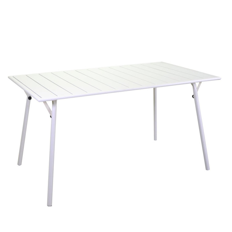Ebern Designs Ivylynn Rectangular 140Cm L Outdoor Dining Table